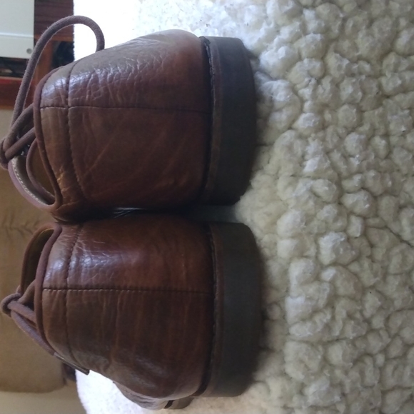 NWOT Brown Sebago Norwich Oxford Shoes 9.5 W - Picture 7 of 10